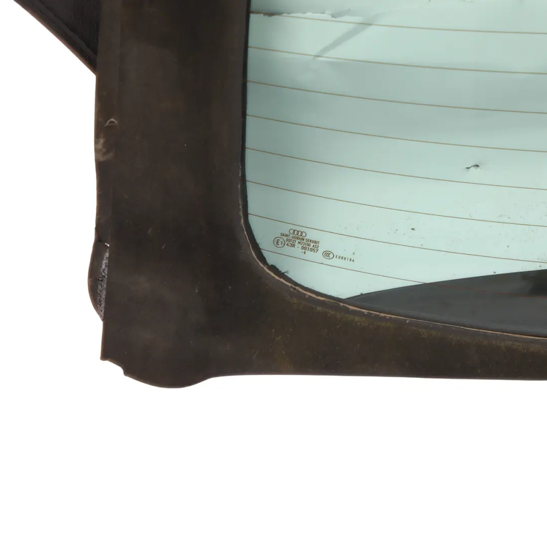 Soft Top Folding Roof Cover Rear Window Glass to Audi A4 B7 Cabrio with Part number 8H0871035E Audi A4 B7 Cabrio Soft Top Folding Roof Cover Rear Window Glass - SKU 8H0871035E-1 - Part number 8H0871035E