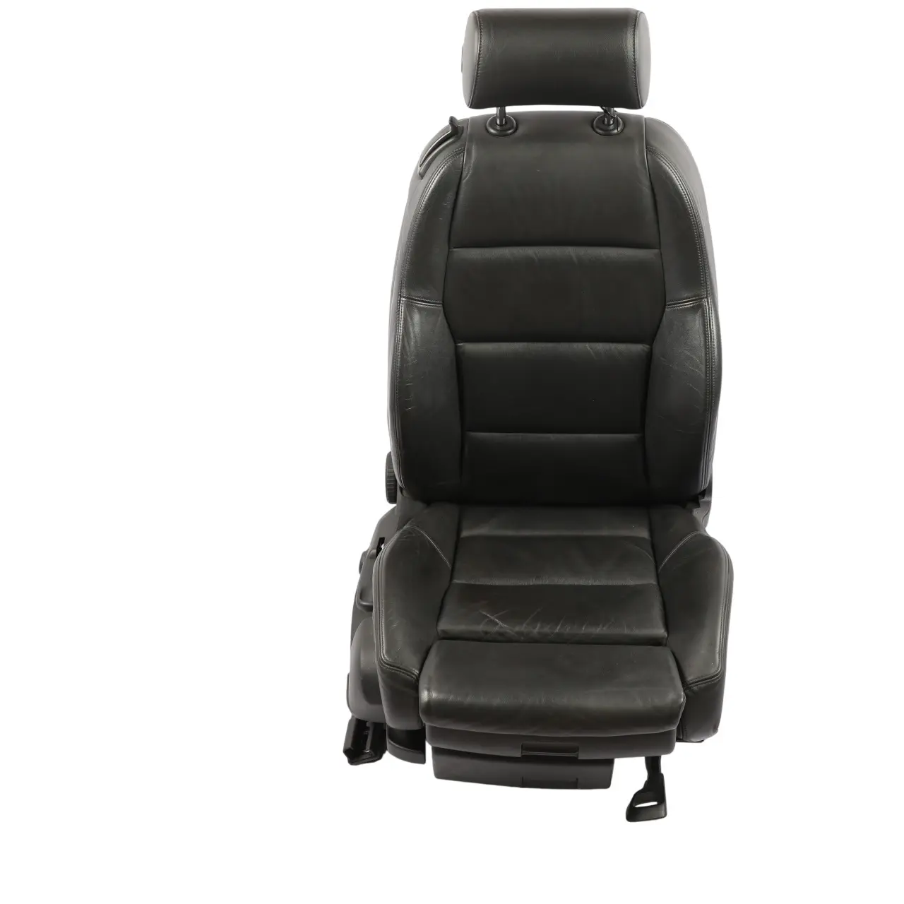 Audi A4 B7 Cabrio Asiento Deportivo Delantero Derecho Cuero Negro 8H0881806AB