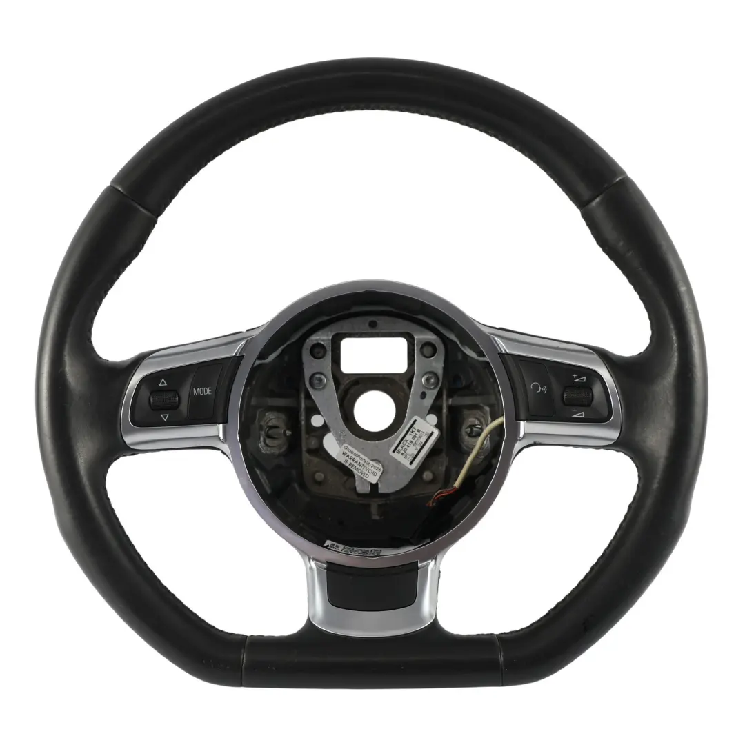 Audi TT 8J Lenkrad Schwarzes Leder Flache Unterseite - SKU 8J0419091B - Teilenummer 8J0419091B