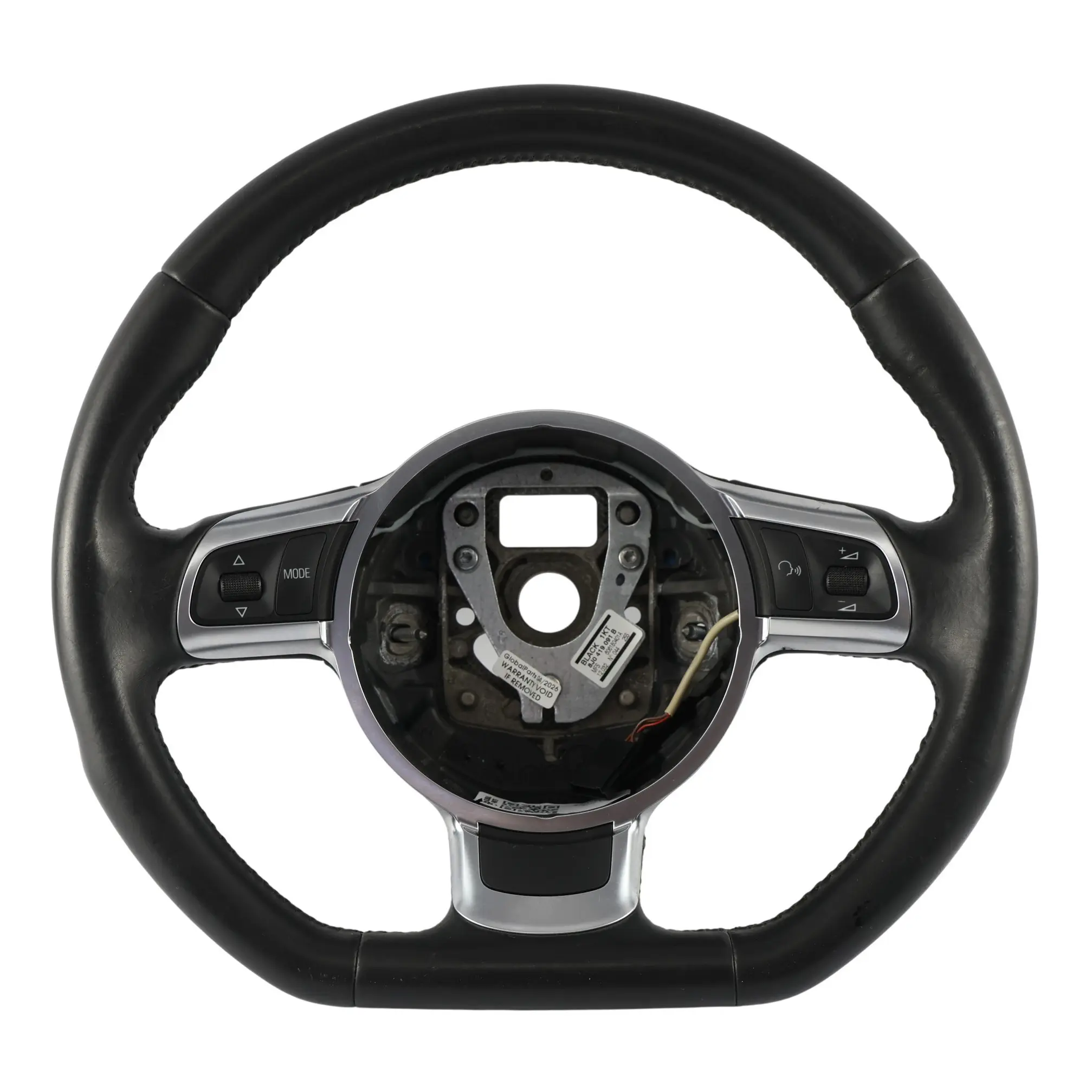 Audi TT 8J Volante In Pelle Nera Fondo Piatto 8J0419091B