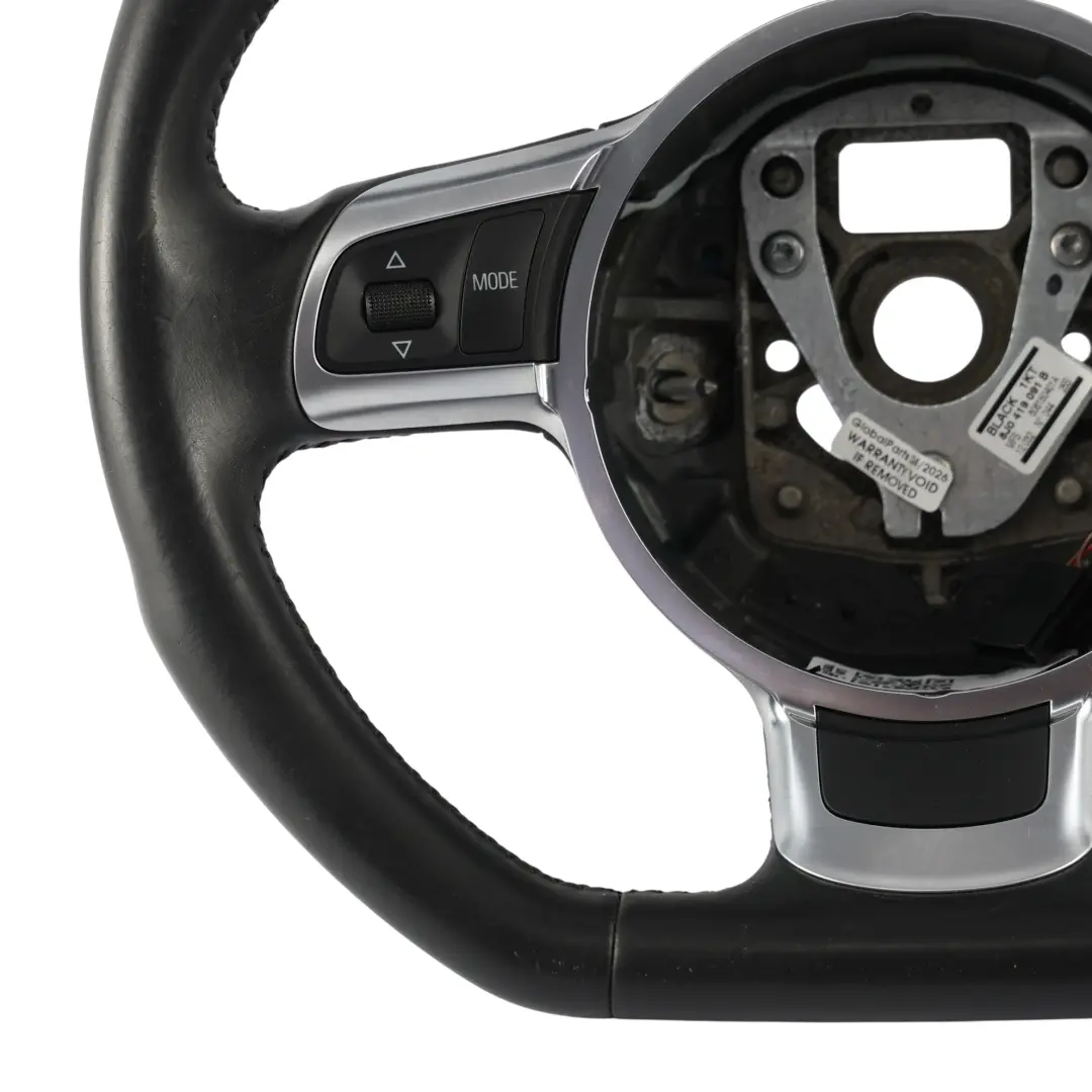 Steering Wheel Black Leather Flat Bottom to Audi TT 8J with Part number 8J0419091B Audi TT 8J Steering Wheel Black Leather Flat Bottom - SKU 8J0419091B - Part number 8J0419091B
