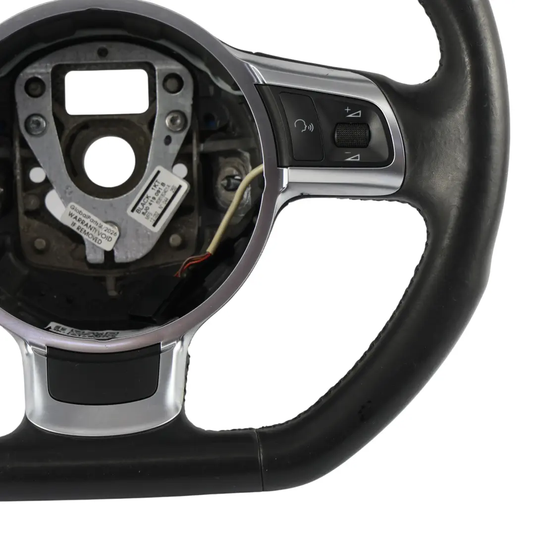 Lenkrad Schwarzes Leder Flache Unterseite für Audi TT 8J mit Teilenummer 8J0419091B Audi TT 8J Lenkrad Schwarzes Leder Flache Unterseite - SKU 8J0419091B - Teilenummer 8J0419091B