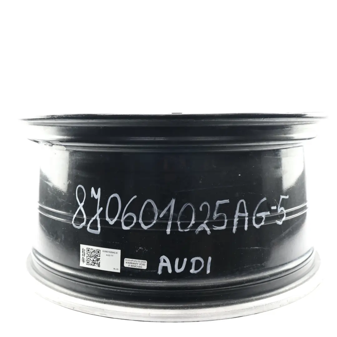 Audi TT TTRS 8J Felga Aluminiowa Czarna 19" 9J ET52 - SKU 8J0601025AG-5 - Numer Części 8J0601025AG
