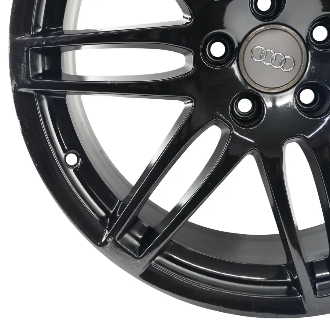 Audi TT TTRS 8J Black Wheel Alloy Rim 19" 9J ET:52 7 Twin Spoke - SKU 8J0601025AG-5 - Part number 8J0601025AG