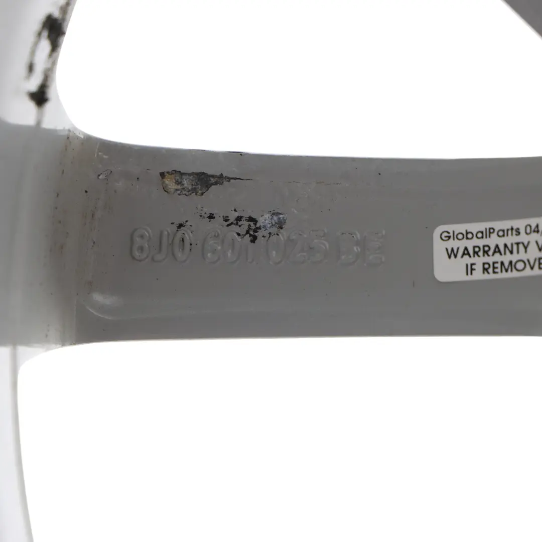 Mk2 TT Silver Alloy Wheel Rim 17" ET:50 8,5J 8J0601025A to Audi with Part number 8J0601025BE Audi Mk2 TT Silver Alloy Wheel Rim 17" ET:50 8,5J 8J0601025A - SKU 8J0601025BE-1 - Part number 8J0601025BE