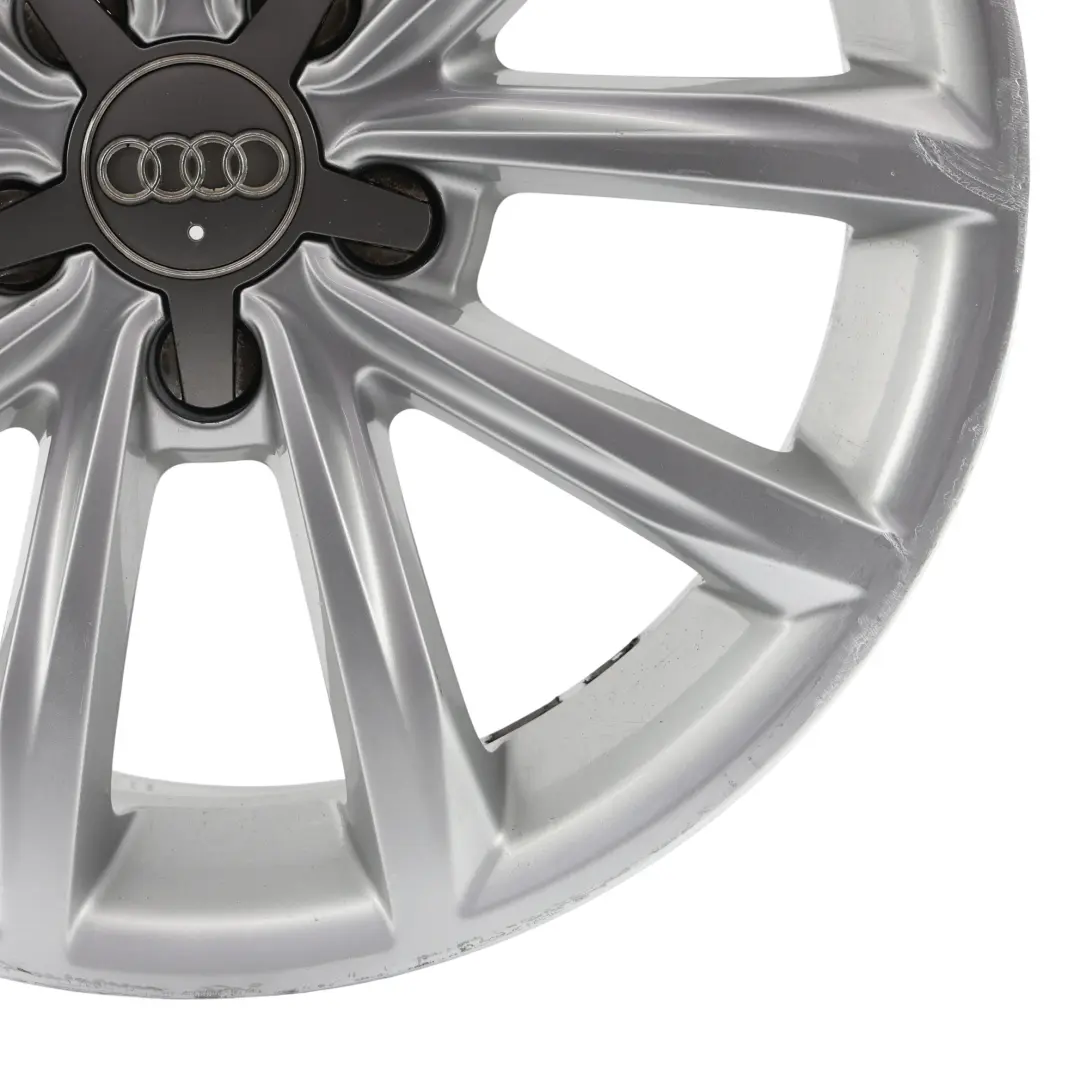 Audi Mk2 TT Srebrna Felga Aluminiowa 17" ET:50 8,5J 8J0601025A - SKU 8J0601025BE-1 - Numer Części 8J0601025BE