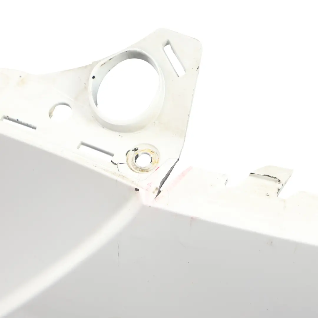 Audi TT TTS 8J Rear Bumper Trim Panel Covering Ibis White - Y9C - SKU 8J0807303D-IWH - Part number 8J0807303D