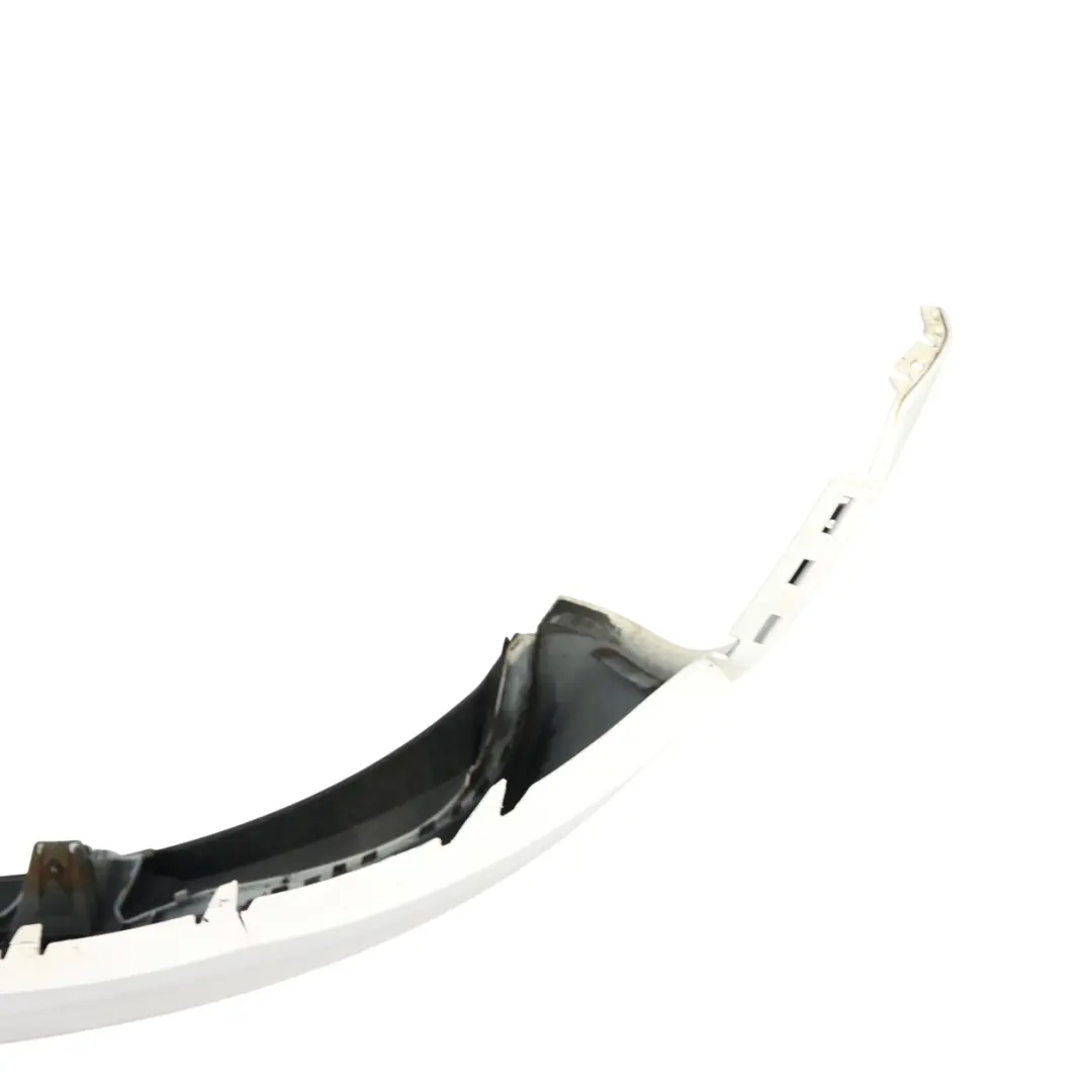 Audi TT TTS 8J Rear Bumper Trim Panel Covering Ibis White - Y9C - SKU 8J0807303D-IWH - Part number 8J0807303D