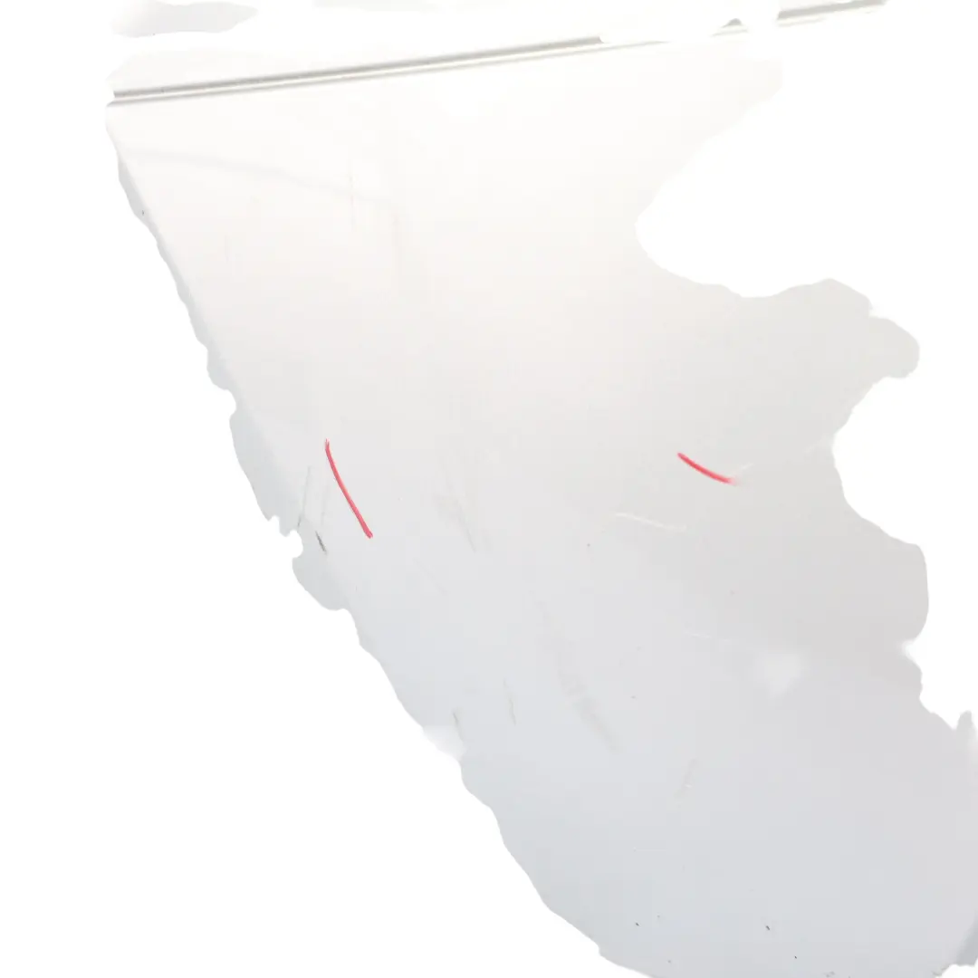 Audi TT 8J Rear Bumper Trim Panel Covering Ice Silver Metallic - X7W - SKU 8J0807303E-ICS - Part number 8J0807303E