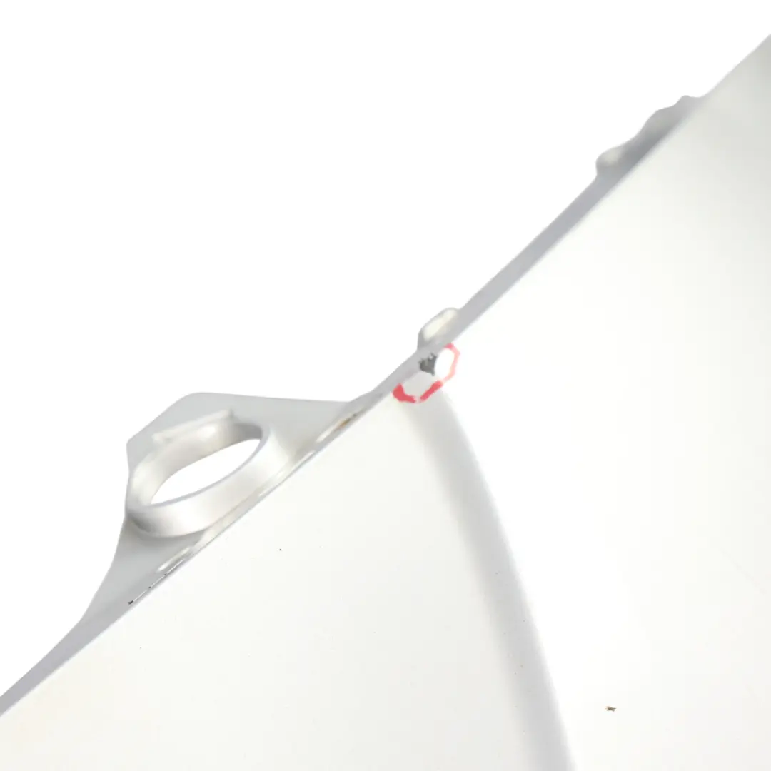 Bumper Trim Panel Covering Ice Silver Metallic - X7W to Audi TT 8J Rear with Part number 8J0807303E Audi TT 8J Rear Bumper Trim Panel Covering Ice Silver Metallic - X7W - SKU 8J0807303E-ICS - Part number 8J0807303E