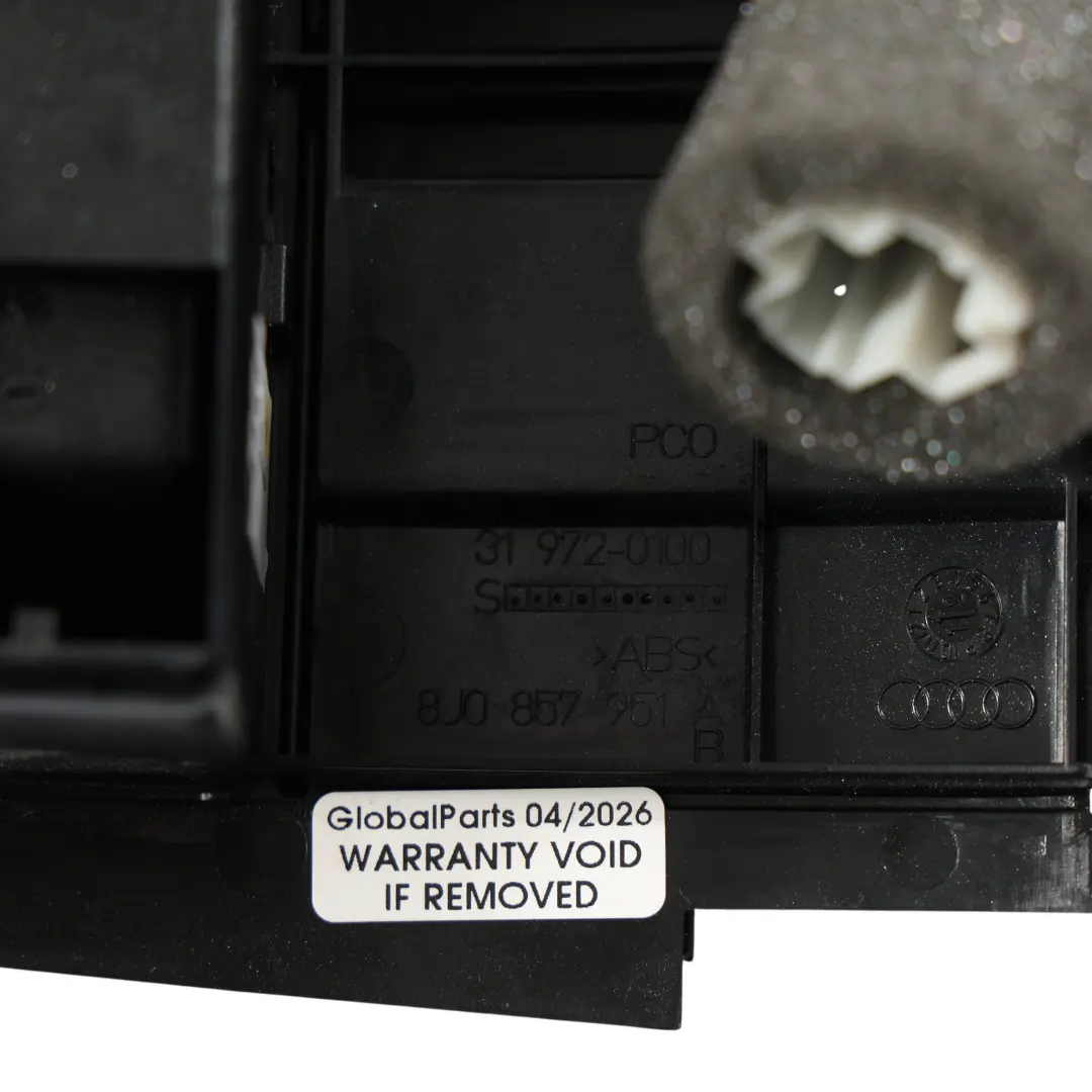 Audi TT 8J Mittelkonsole Aufbewahrung Aschenbecher Verkleidung 12V - SKU 8J0857951A-1 - Teilenummer 8J0857951A