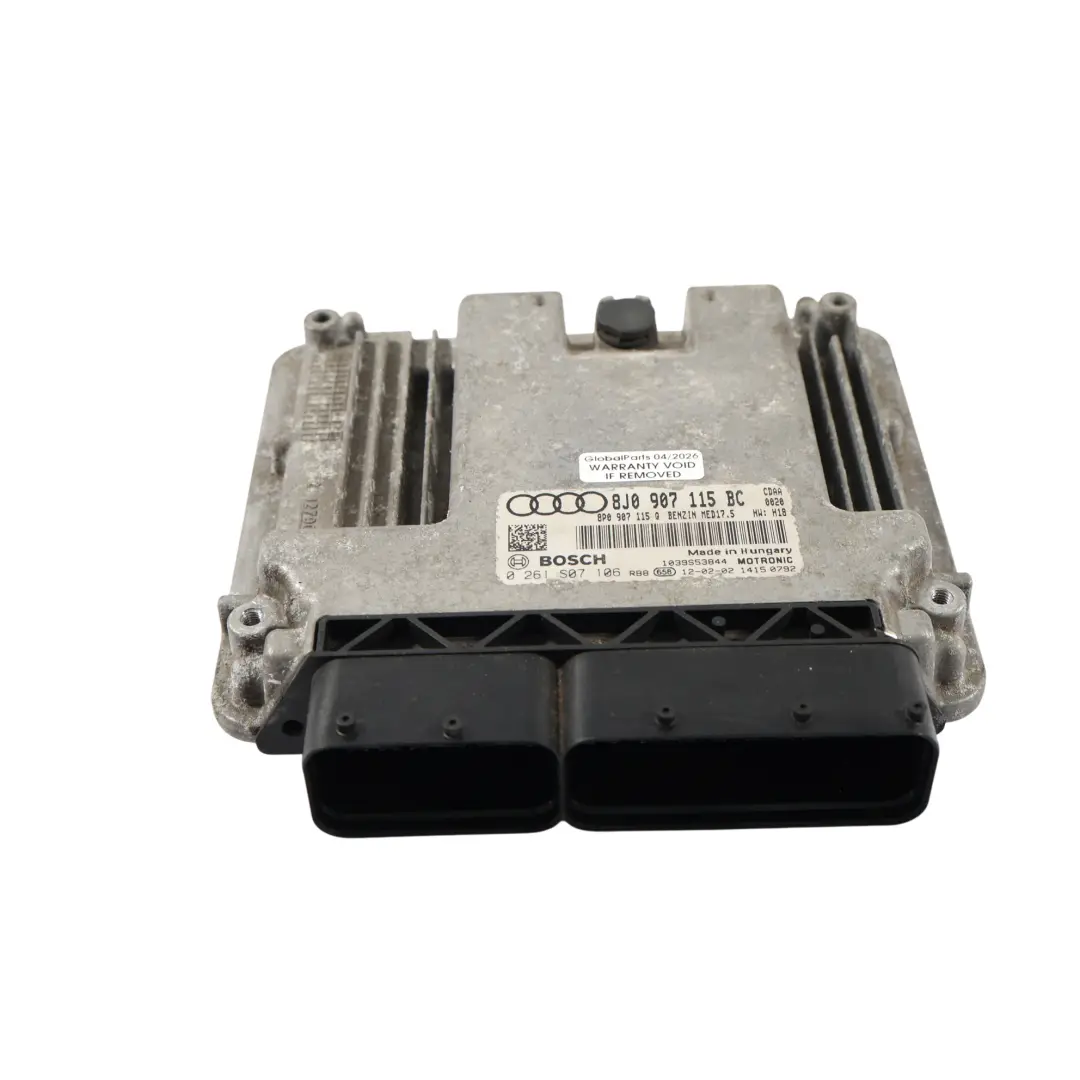 Steuergerät Modul ECU 1.8 TFSI CDAA 160HP Manuelles für Audi TT 8J Motor mit Teilenummer 8J0907115BC Audi TT 8J Motor Steuergerät Modul ECU 1.8 TFSI CDAA 160HP Manuelles - SKU 8J0907115BC-1 - Teilenummer 8J0907115BC