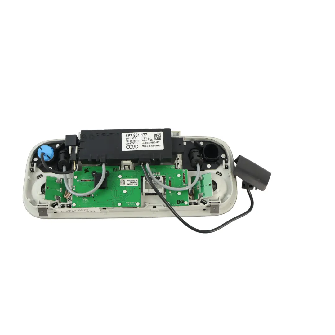 8F Cabrio Luz Techo Interior Trasera Lámpara Lectura para Audi A5 con número de pieza 8J0947111BS Audi A5 8F Cabrio Luz Techo Interior Trasera Lámpara Lectura - SKU 8J0947111BS-1 - Número de pieza 8J0947111BS