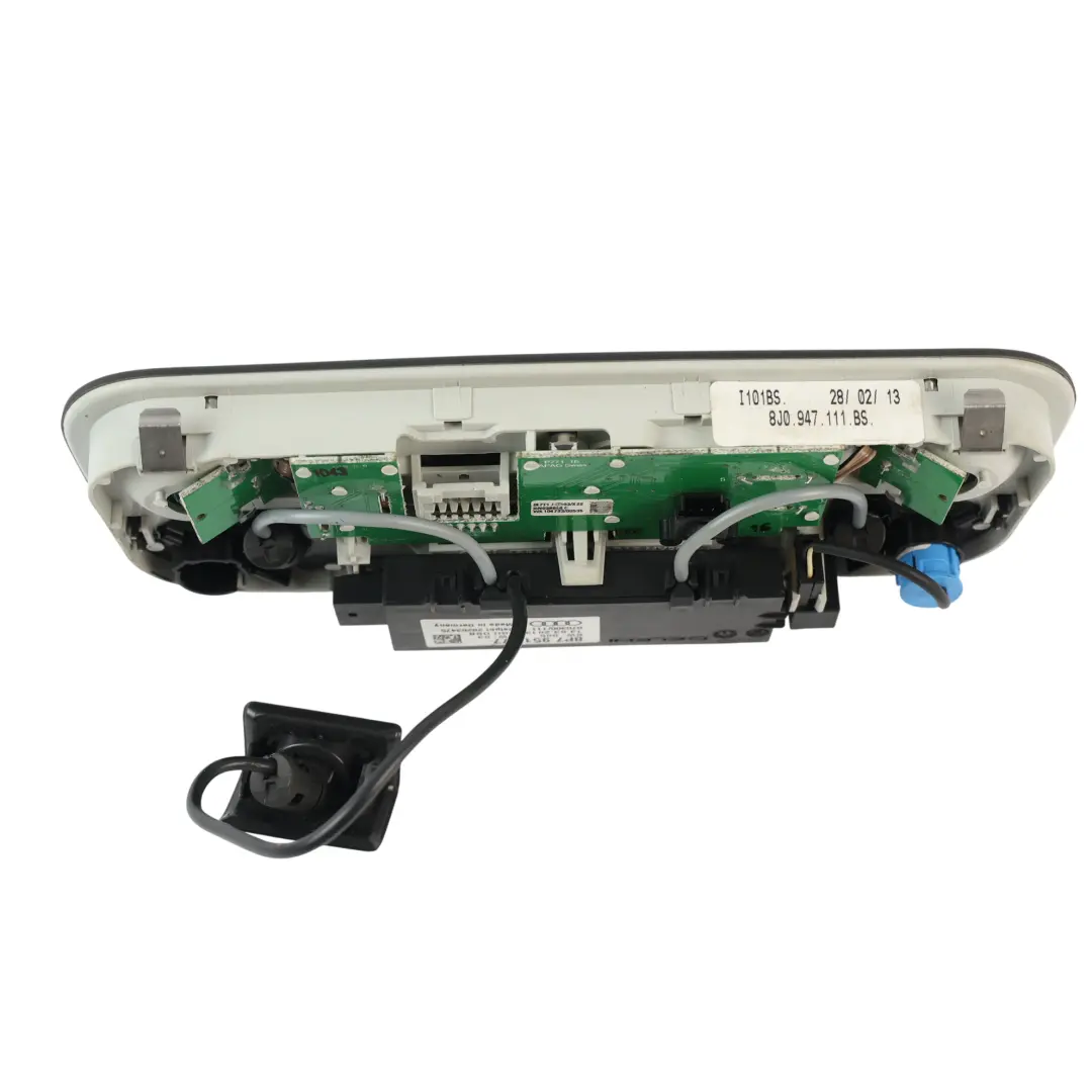 8F Cabrio Innenraum Dach Licht Hinten Lese Lampe Schalter für Audi A5 mit Teilenummer 8J0947111BS Audi A5 8F Cabrio Innenraum Dach Licht Hinten Lese Lampe Schalter - SKU 8J0947111BS-1 - Teilenummer 8J0947111BS