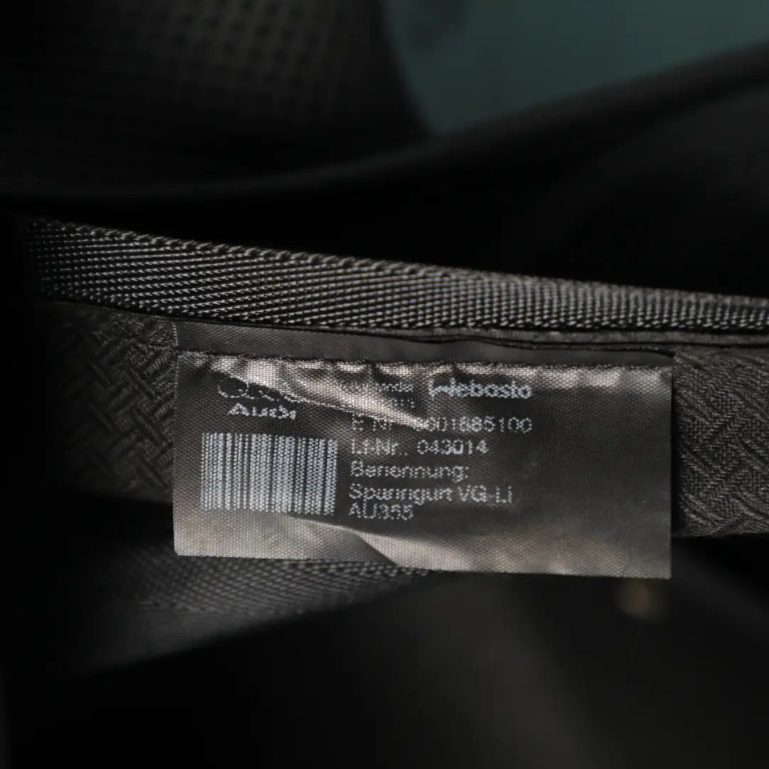 Soft Top Faltdach Abdeckung Stoff Schwarz für Audi TT 8J Cabrio mit Teilenummer 8J7871035B Audi TT 8J Cabrio Soft Top Faltdach Abdeckung Stoff Schwarz - SKU 8J7871035B - Teilenummer 8J7871035B