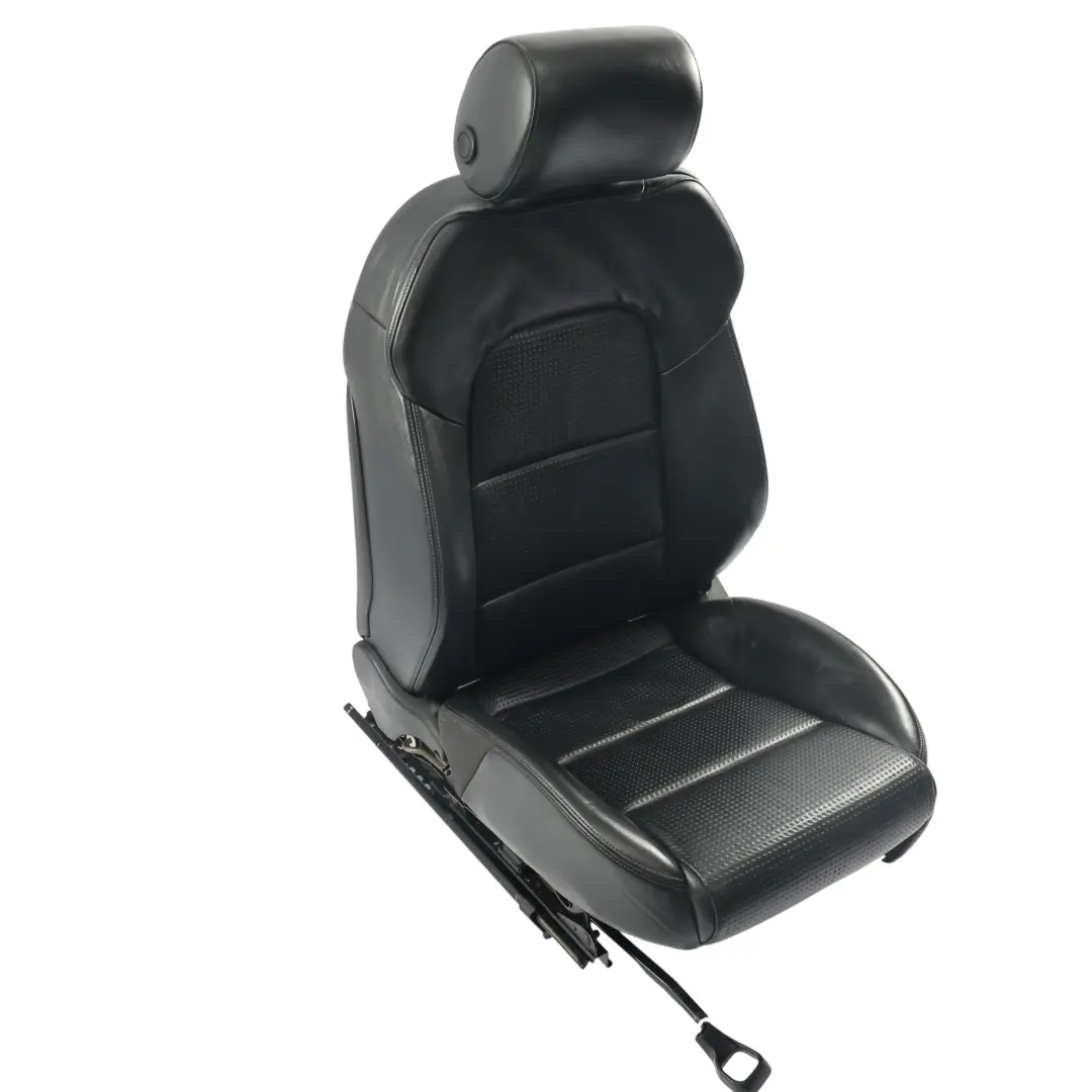 Audi A3 S3 8P Sport Seat Front Left N/S Heated Silk Nappa Leather Soul Black - SKU 8P0881805BF-2 - Part number 8J7881805BS