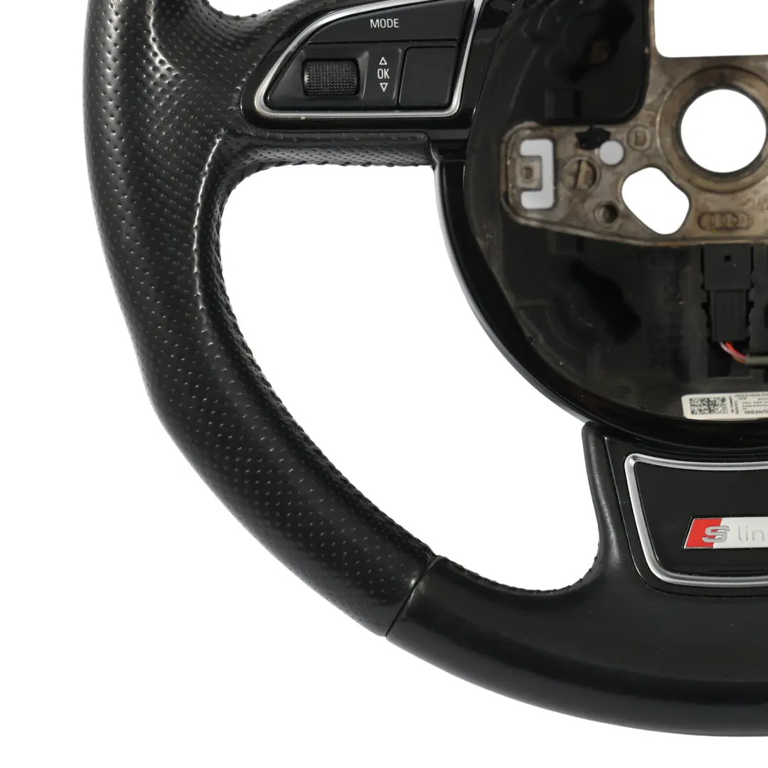 Steering Wheel S Line Black Leather to Audi A4 B8 A5 8T Q5 8R with Part number 8K0419091CA Audi A4 B8 A5 8T Q5 8R Steering Wheel S Line Black Leather - SKU 8K0419091CA - Part number 8K0419091CA