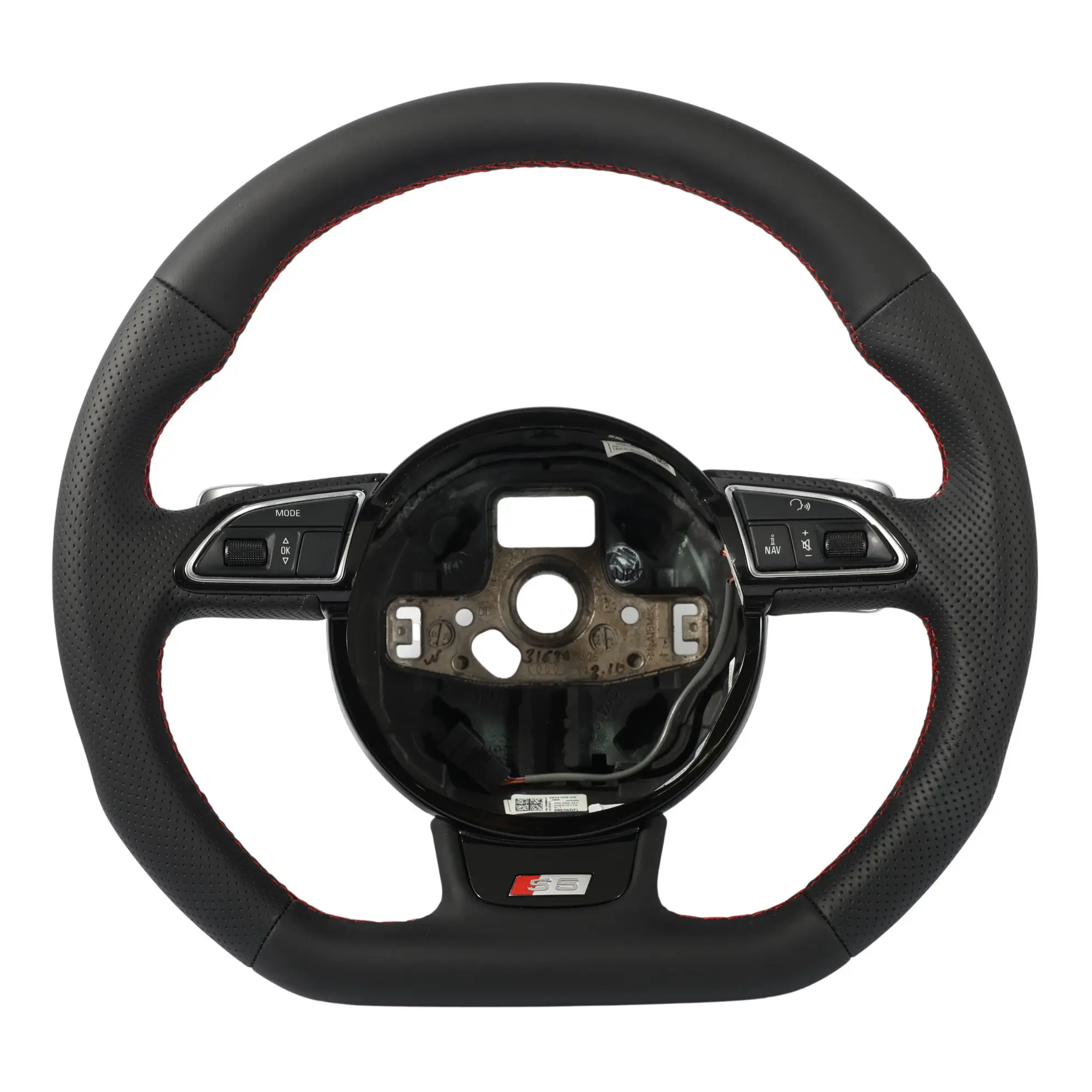 Audi A5 S5 8T Volante NUOVO In Pelle Cambio al Volante Fondo Piatto 8K0419091CK