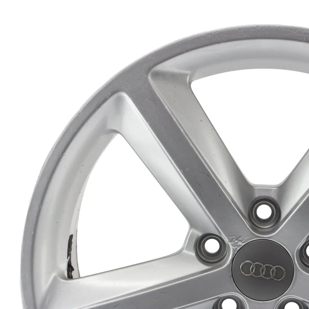 8K Llanta Aleación Plata 18" ET:47 8J Radios Estrella para Audi A4 B8 con número de pieza 8K0601025Q Audi A4 B8 8K Llanta Aleación Plata 18" ET:47 8J Radios Estrella - SKU 8K0601025Q-4 - Número de pieza 8K0601025Q