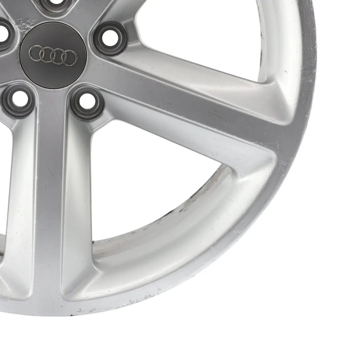 Audi A4 B8 8K Cerchione Lega Argento 18" ET:47 8J Stella - SKU 8K0601025Q-4 - Numero di parte 8K0601025Q