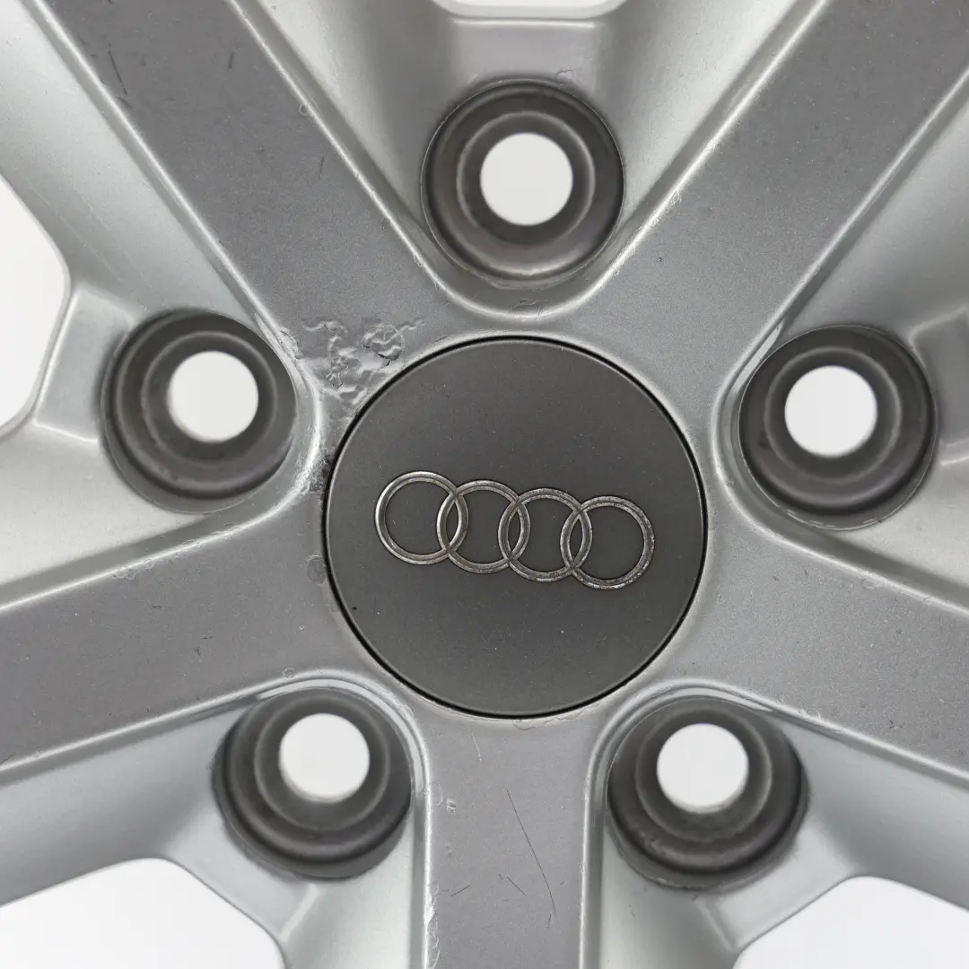 8K Wheel Rim Alloy Silver 18" ET:47 8J Star Spoke to Audi A4 B8 with Part number 8K0601025Q Audi A4 B8 8K Wheel Rim Alloy Silver 18" ET:47 8J Star Spoke - SKU 8K0601025Q-4 - Part number 8K0601025Q