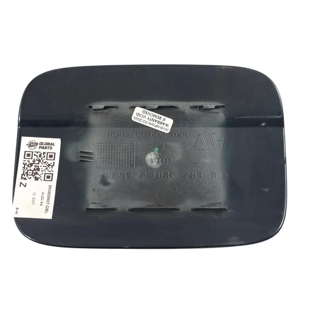 Tapa Combustible Cubierta Azul Océano Z5A para Audi A4 B8 con número de pieza 8K0809907 Audi A4 B8 Tapa Combustible Cubierta Azul Océano Z5A - SKU 8K0809907-OBL - Número de pieza 8K0809907