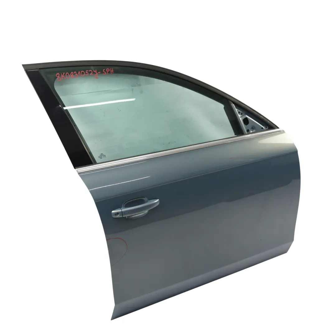 Front Door Right O/S Sphere Blue Metallic - X5X to Audi A4 B8 with Part number 8K0831052J Audi A4 B8 Front Door Right O/S Sphere Blue Metallic - X5X - SKU 8K0831052J-SPH - Part number 8K0831052J