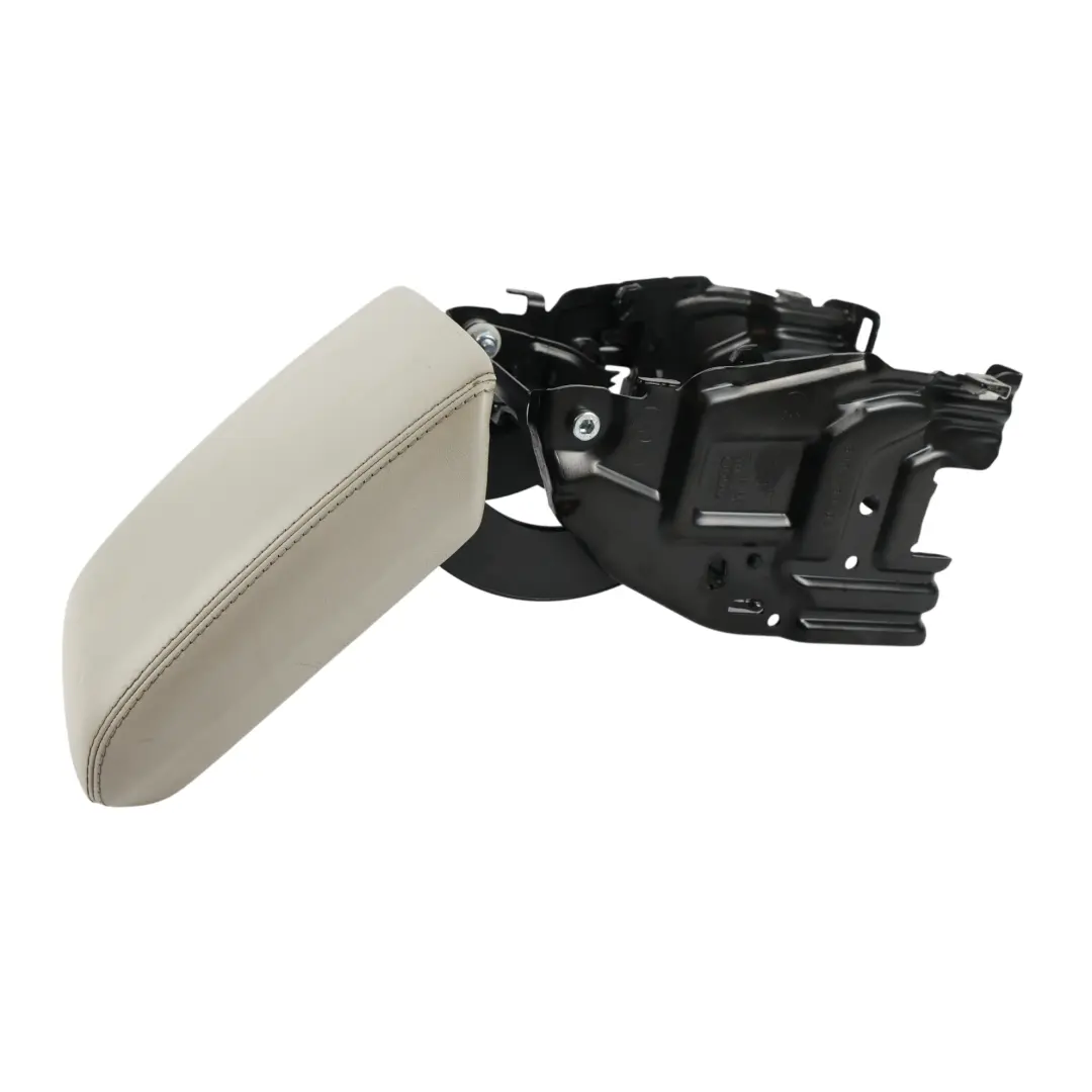 Audi A4 B8 A5 8T Copertura Console Centrale Bracciolo Pelle Grigia - SKU 8K0864283-2 - Numero di parte 8K0864283