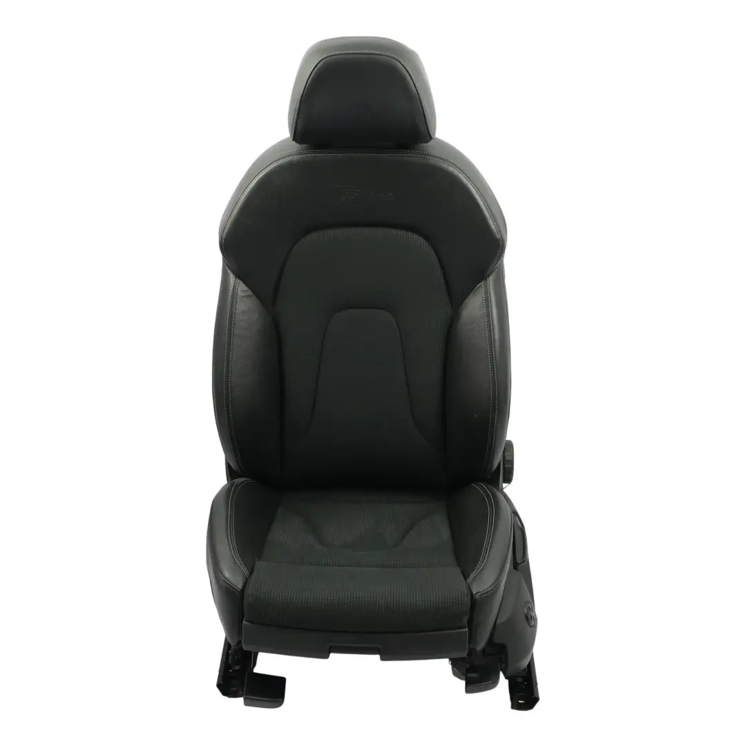 8K Asiento Deportivo S-Line Cuero Negro Gris Izquierdo para Audi A4 B8 con número de pieza 8K0881805BG Audi A4 B8 8K Asiento Deportivo S-Line Cuero Negro Gris Izquierdo - SKU 8K0881805BG-1 - Número de pieza 8K0881805BG