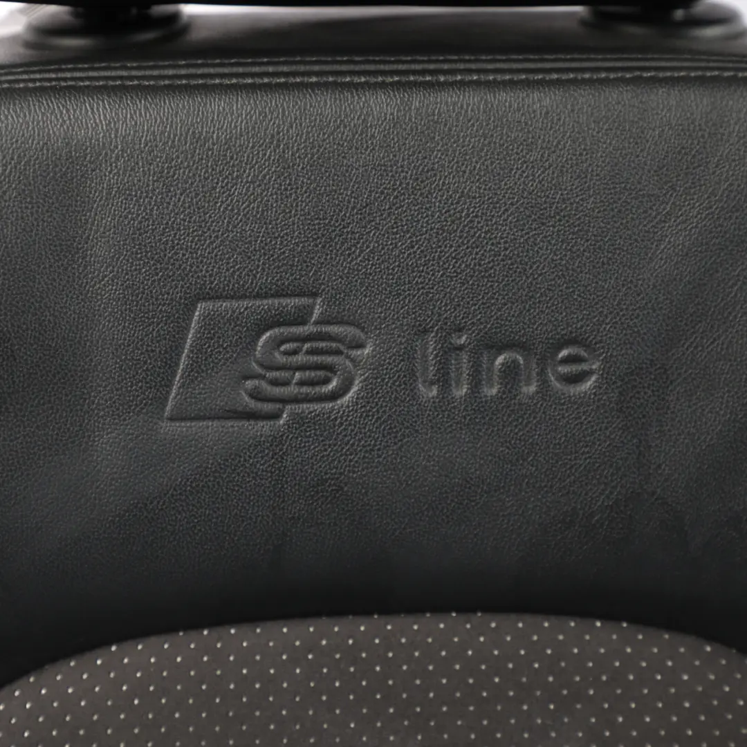 Front Seat Interior S-Line Left N/S Leather Alcantara Black to Audi A4 B8 with Part number 8K0881805BK Audi A4 B8 Front Seat Interior S-Line Left N/S Leather Alcantara Black - SKU 8K0881805BK-2 - Part number 8K0881805BK