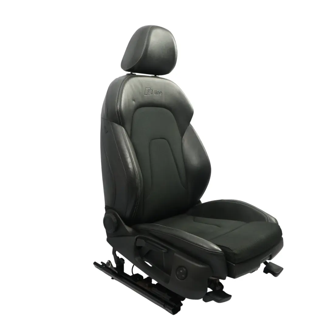 Siège Avant Sport S-Line Intérieur Cuir Tissu Noir Gris Droit pour Audi A4 B8 à propos du numéro de pièce 8K0881806BG Audi A4 B8 Siège Avant Sport S-Line Intérieur Cuir Tissu Noir Gris Droit - SKU 8K0881806BG-1 - Numéro de pièce 8K0881806BG