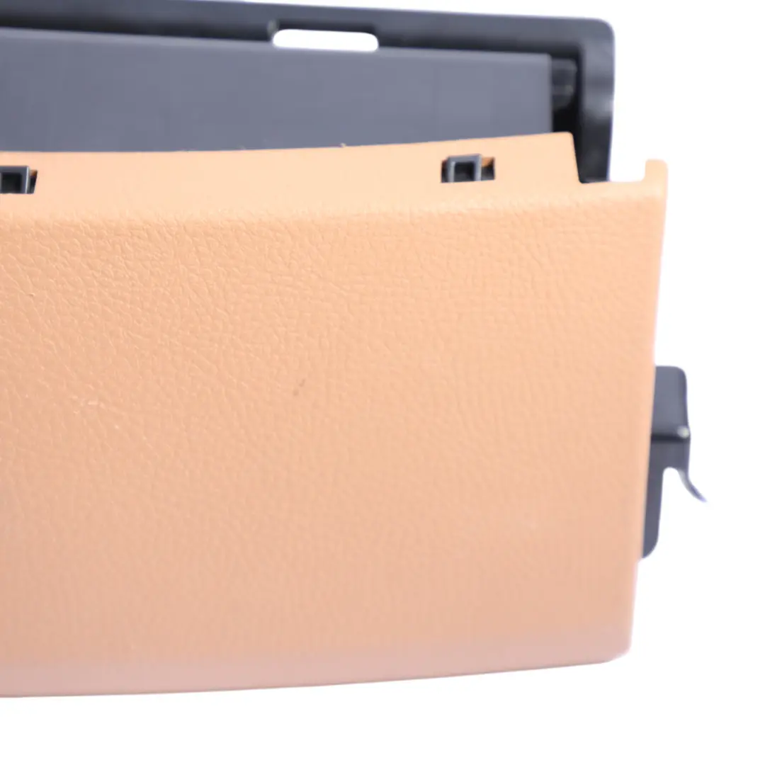 Porsche Cayenne 92A Front Seat Storage Tray Box Compartment Cognac - SKU 8K0882601D - Part number 8K0882601D
