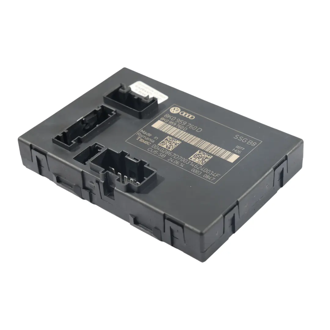 Módulo Control Asiento Conductor Delantero para Audi A5 8T con número de pieza 8K0959760D Audi A5 8T Módulo Control Asiento Conductor Delantero - SKU 8K0959760D-1 - Número de pieza 8K0959760D