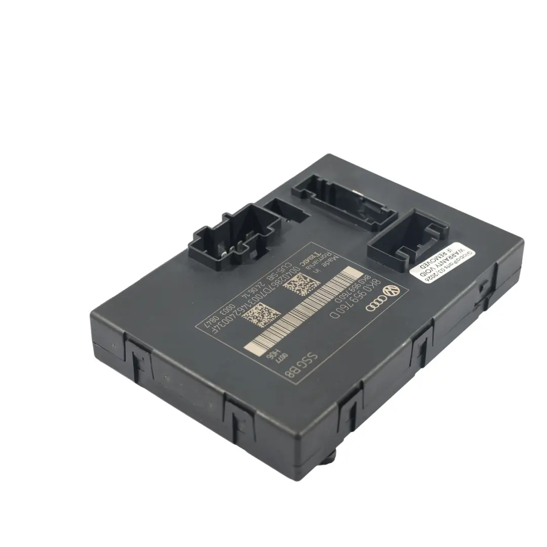 Module Unité Contrôle Siège Conducteur Avant pour Audi A5 8T à propos du numéro de pièce 8K0959760D Audi A5 8T Module Unité Contrôle Siège Conducteur Avant - SKU 8K0959760D-1 - Numéro de pièce 8K0959760D