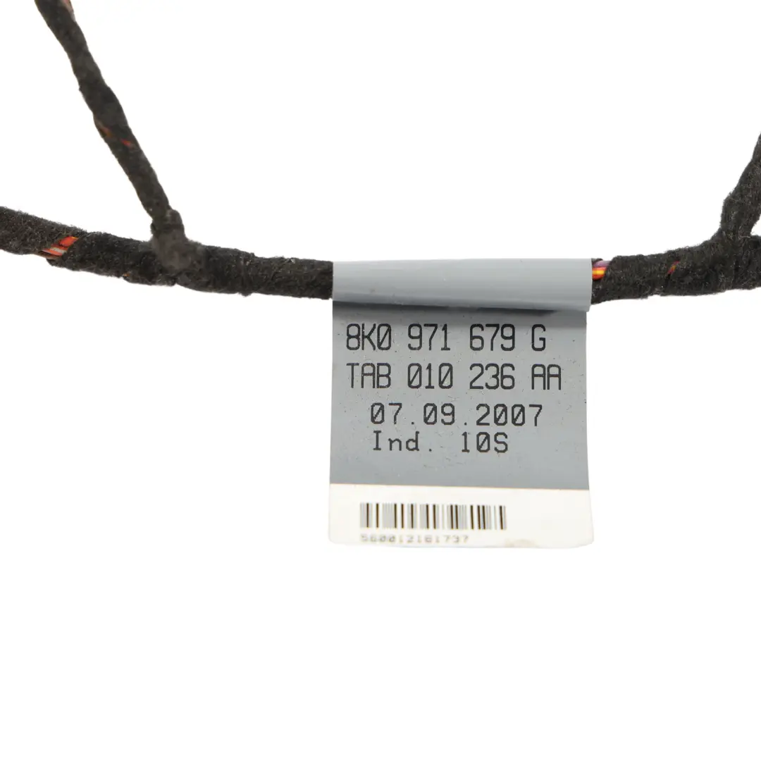 Interruptor Guantera Cableado Arnés Cable para Audi A4 B8 A5 8T con número de pieza 8K0971679G Audi A4 B8 A5 8T Interruptor Guantera Cableado Arnés Cable - SKU 8K0971679G - Número de pieza 8K0971679G