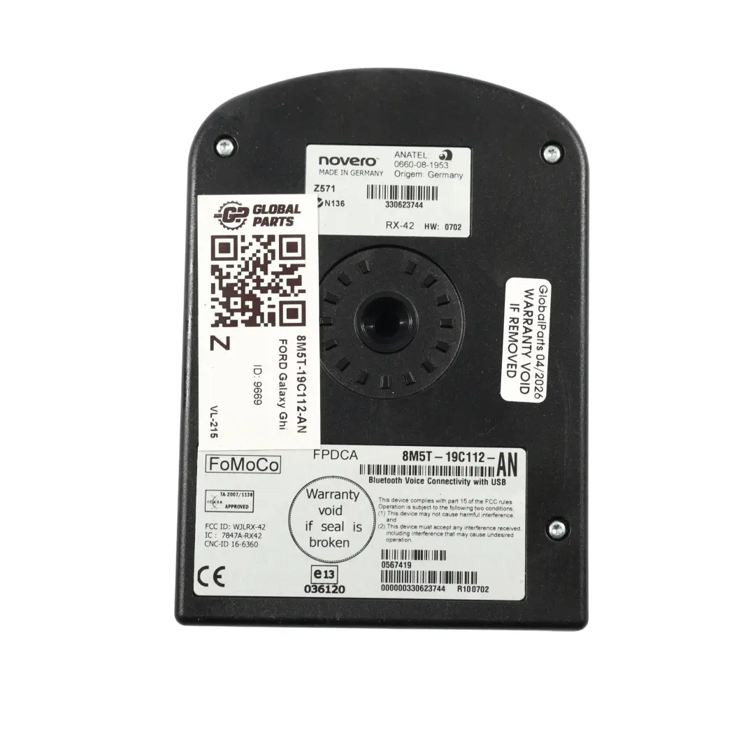 Ford Galaxy Mk2 Moduł Sterowania Bluetooth ECU - SKU 8M5T-19C112-AN - Numer Części 8M5T-19C112-AN