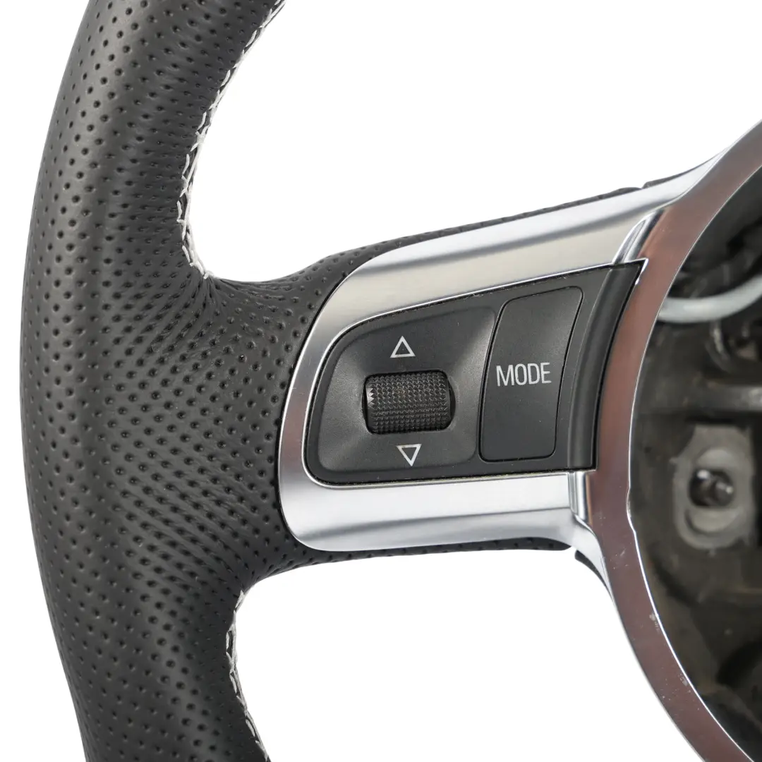 Leather Steering Wheel Flat Bottom to Audi A3 S3 8P NEW Black with Part number 8P0419091CR Audi A3 S3 8P NEW Black Leather Steering Wheel Flat Bottom - SKU 8P0419091CR-1 - Part number 8P0419091CR