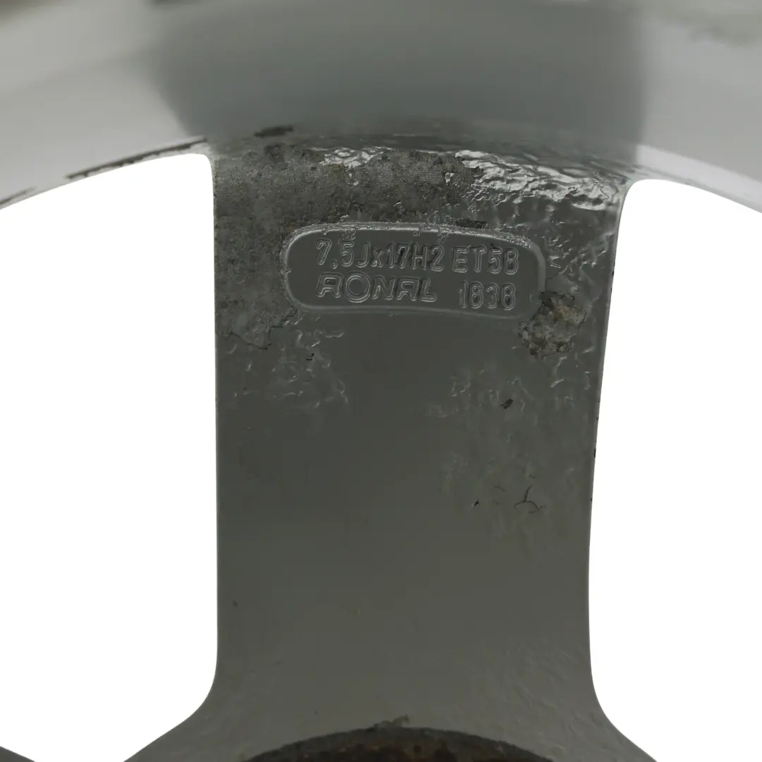 Audi A3 8P Felga Aluminiowa Srebrna 17" 7,5J ET:56 - SKU 8P0601025AL-1 - Numer Części 8P0601025AL