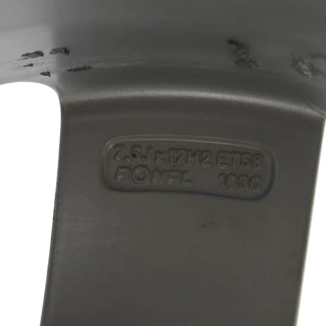 Audi A3 8P 17" 7,5J ET:56 Felga Aluminiowa Srebrna - SKU 8P0601025AL-2 - Numer Części 8P0601025AL