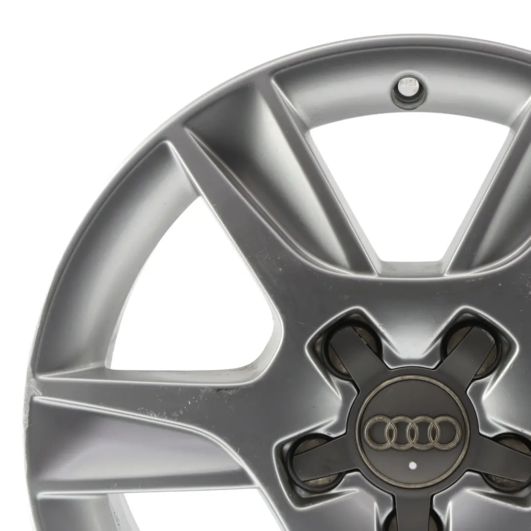Audi A3 8P Silver Wheel Alloy Rim 16" 6,5J ET:50 6-Spoke - SKU 8P0601025AN-1 - Part number 8P0601025AN