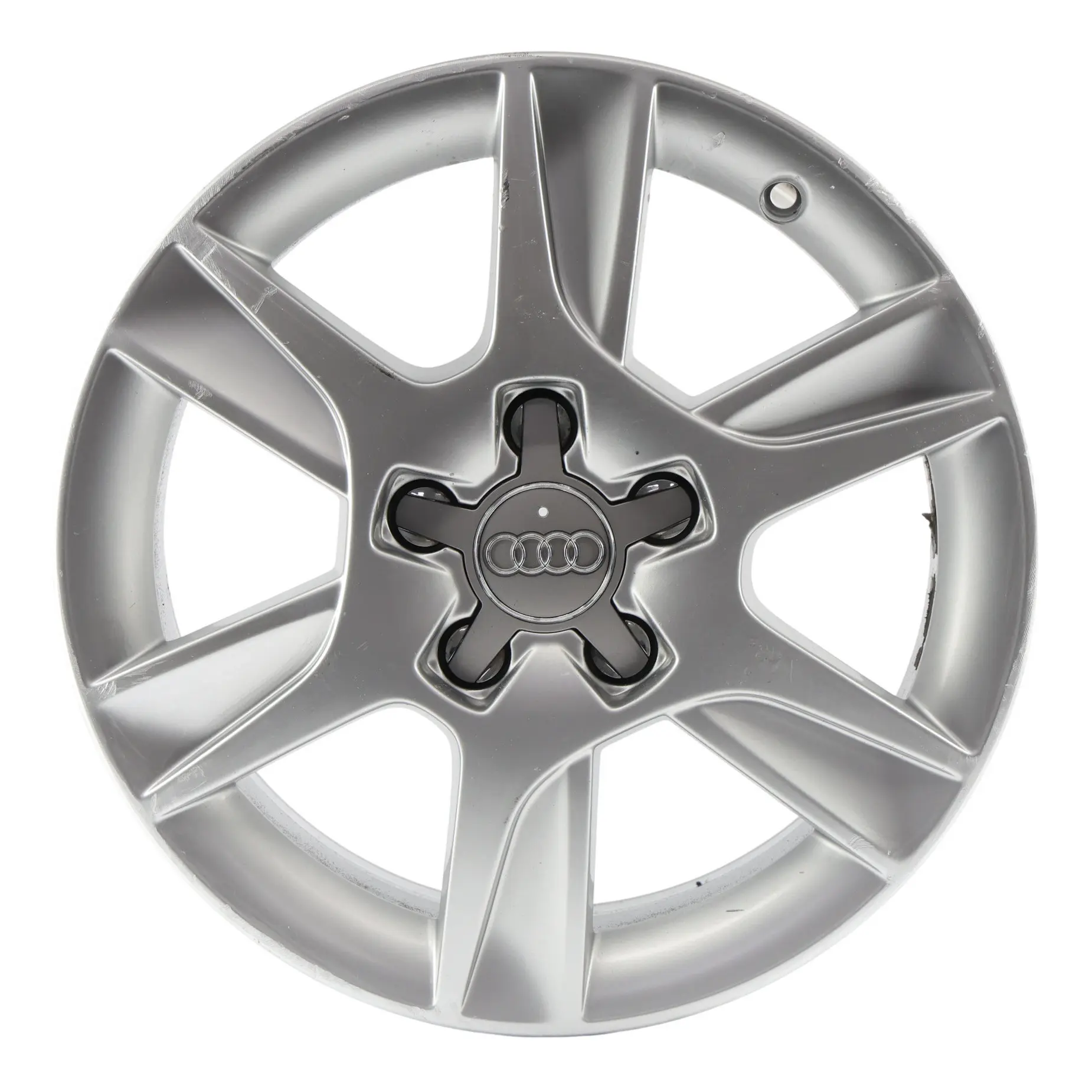 Audi A3 8P Silver Wheel Alloy Rim 16" 6,5J ET:50 6-Spoke 8P0601025AN