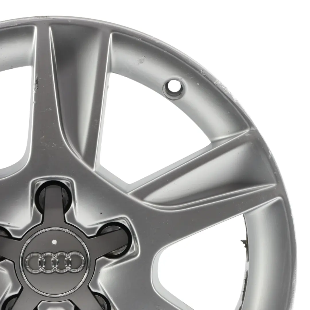 Audi A3 8P Silver Wheel Alloy Rim 16" 6,5J ET:50 6-Spoke - SKU 8P0601025AN-3 - Part number 8P0601025AN