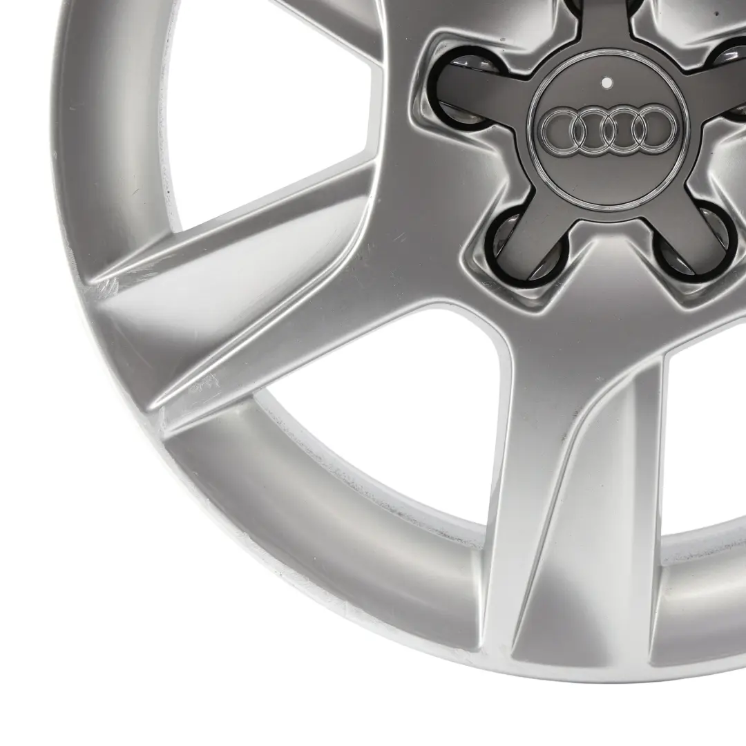 Audi A3 8P Silver Wheel Alloy Rim 16" 6,5J ET:50 6-Spoke - SKU 8P0601025AN-3 - Part number 8P0601025AN