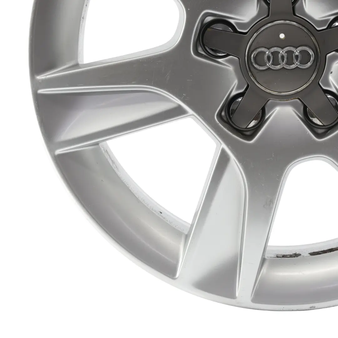 Audi A3 8P Silver Wheel Alloy Rim 16" 6,5J ET:50 6-Spoke - SKU 8P0601025AN-4 - Part number 8P0601025AN