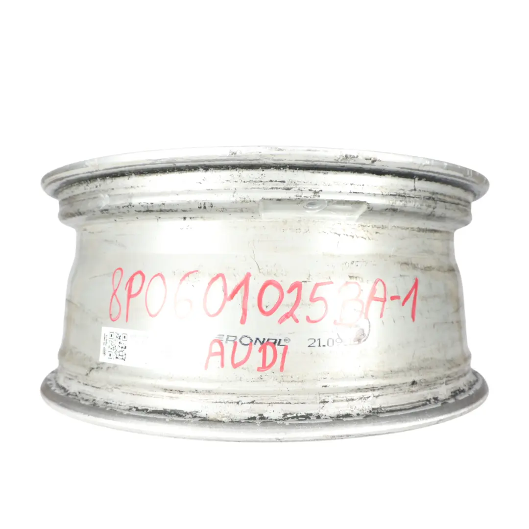 Audi A3 8P Silberne Leichtmetallfelge Alufelge 18" 7,5J ET:54 - SKU 8P0601025BA-1 - Teilenummer 8P0601025BA