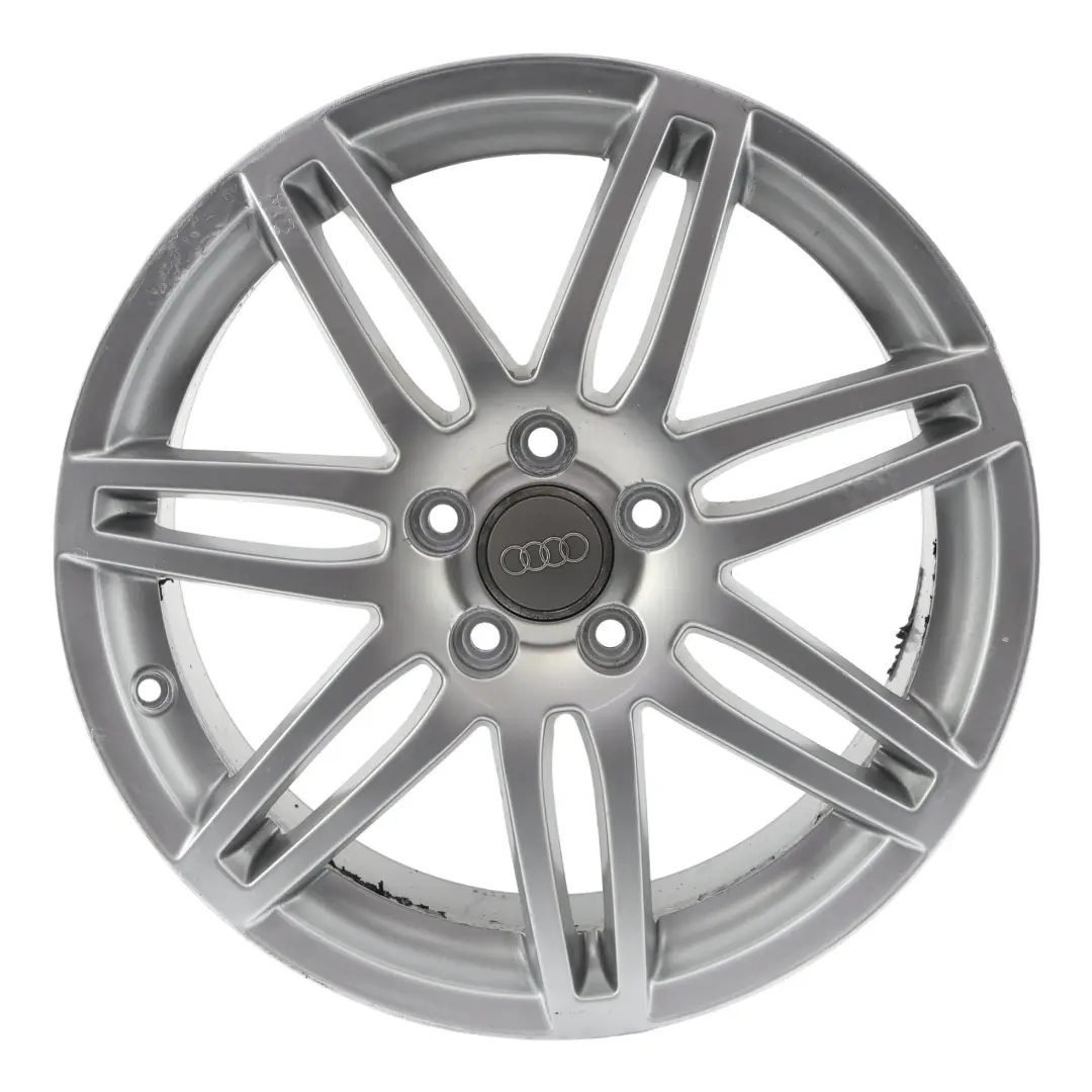 Felga Aluminiowa Srebrna 18" 7,5J ET:54 do Audi A3 8P o numerze 8P0601025BA Audi A3 8P Felga Aluminiowa Srebrna 18" 7,5J ET:54 - SKU 8P0601025BA-1 - Numer Części 8P0601025BA