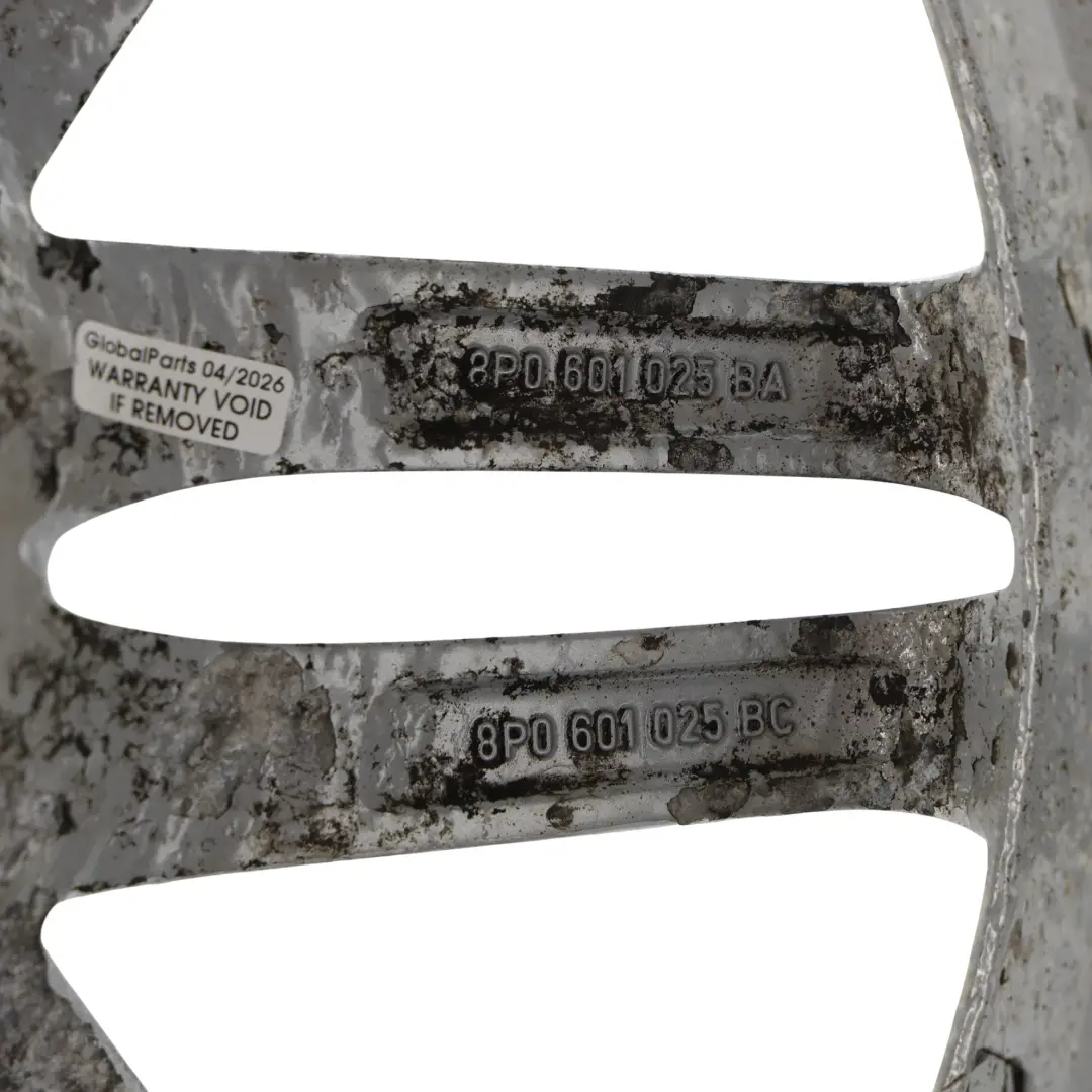 Audi A3 8P Cerchio Lega Argento 18" 7,5J ET:54 - SKU 8P0601025BA-1 - Numero di parte 8P0601025BA