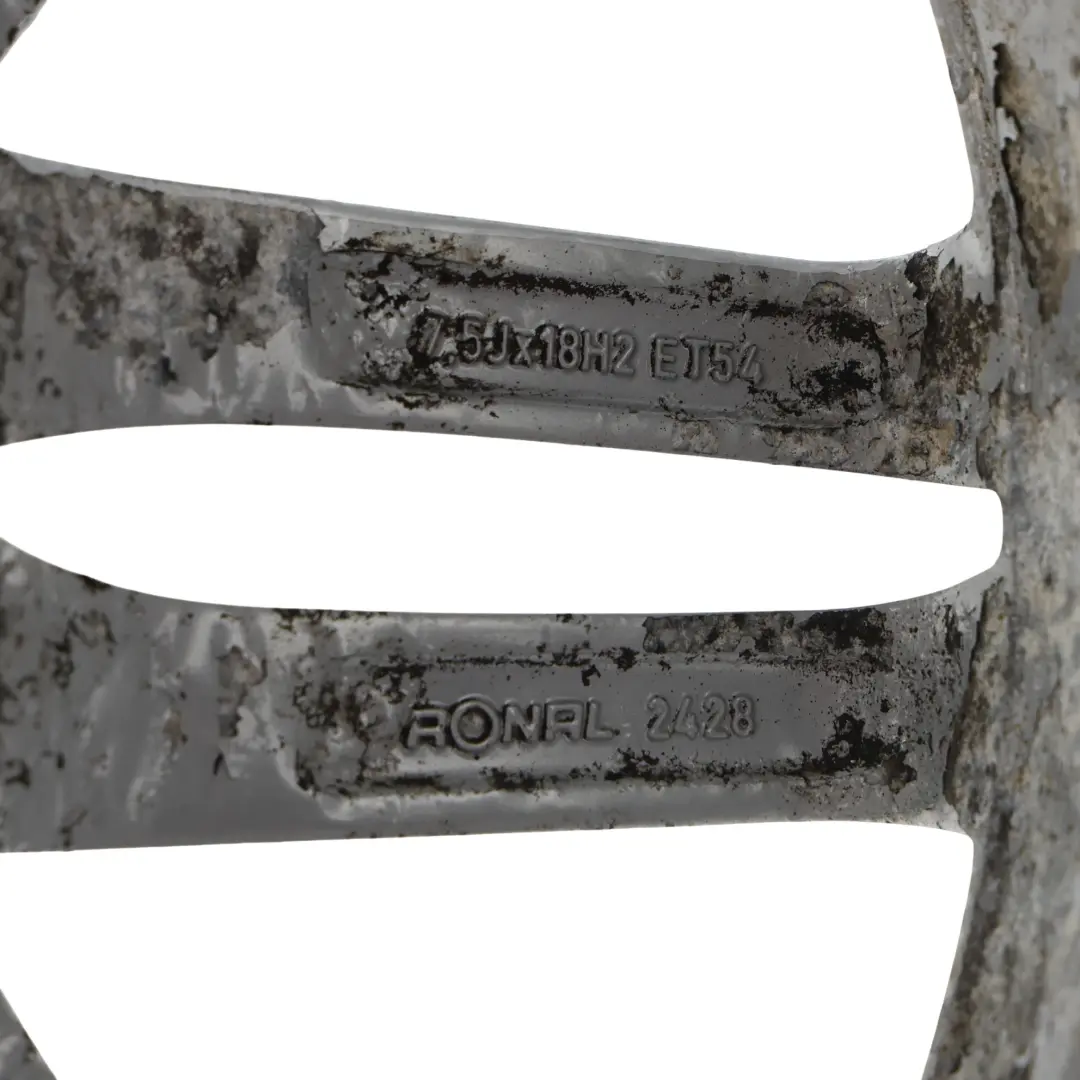 Cerchio Lega Argento 18" 7,5J ET:54 per Audi A3 8P con numero di parte 8P0601025BA Audi A3 8P Cerchio Lega Argento 18" 7,5J ET:54 - SKU 8P0601025BA-1 - Numero di parte 8P0601025BA