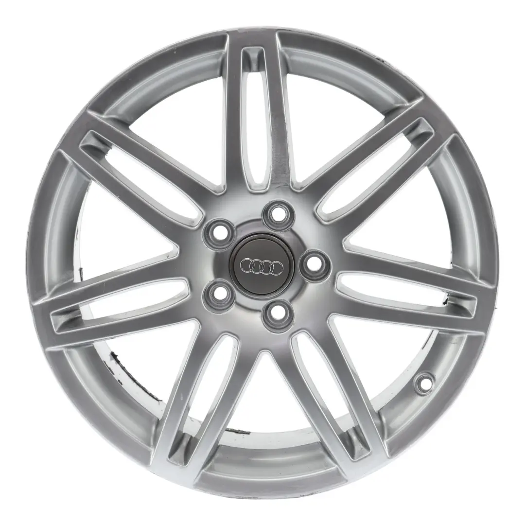 Rim Alloy Silver 18" 7,5J ET:54 to Audi A3 8P Wheel with Part number 8P0601025BA Audi A3 8P Wheel Rim Alloy Silver 18" 7,5J ET:54 - SKU 8P0601025BA-6 - Part number 8P0601025BA