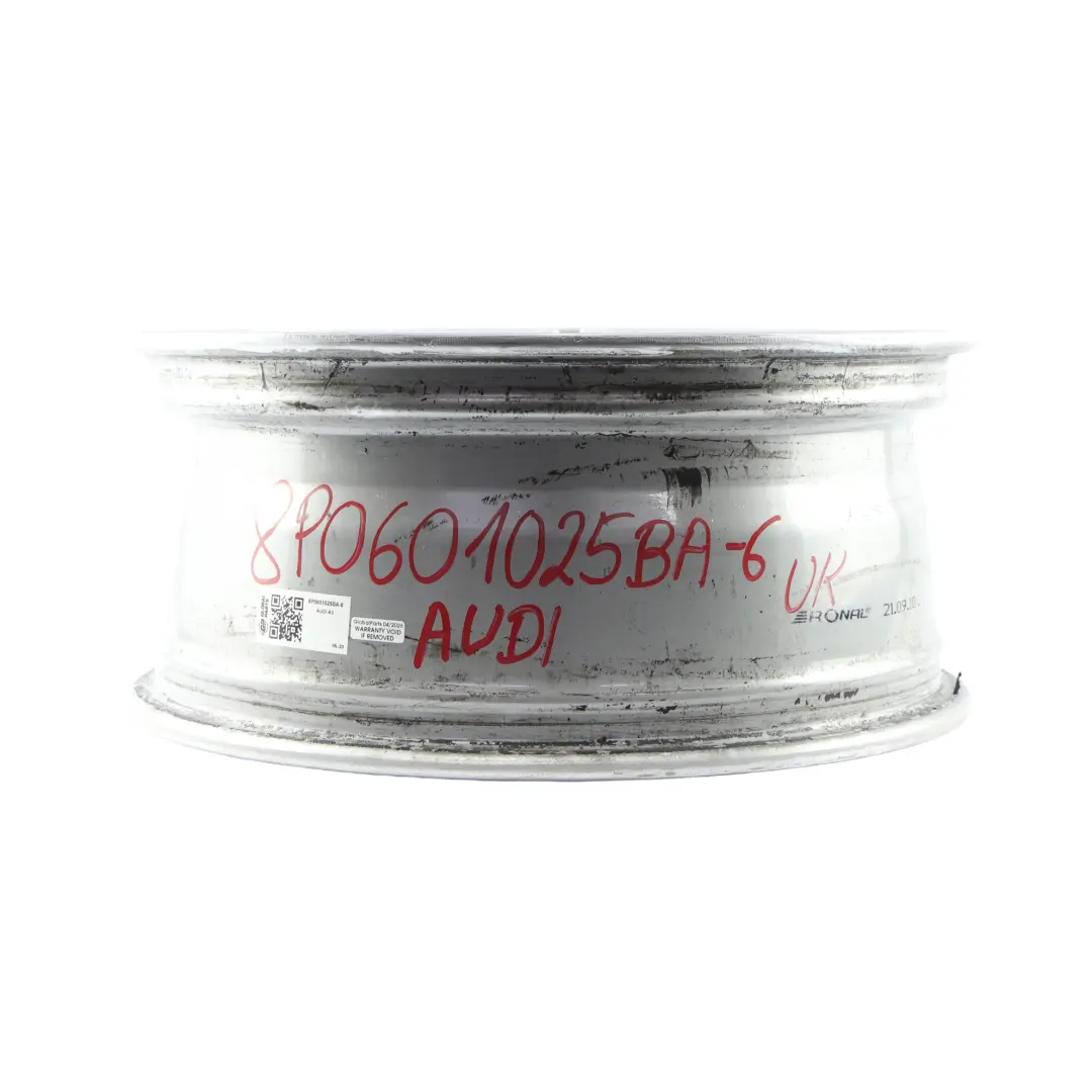 Rim Alloy Silver 18" 7,5J ET:54 to Audi A3 8P Wheel with Part number 8P0601025BA Audi A3 8P Wheel Rim Alloy Silver 18" 7,5J ET:54 - SKU 8P0601025BA-6 - Part number 8P0601025BA